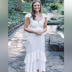 Show Me Your Mumu White Midi Dress
